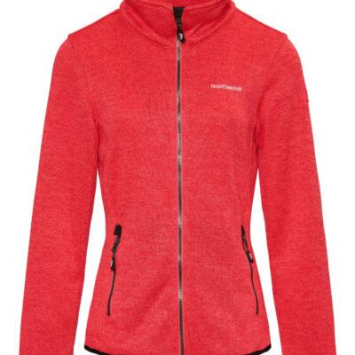 Nordberg - Andrea Ladies fleece red melange A 1