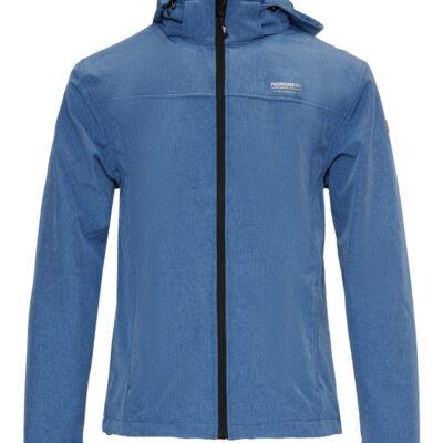 Nordberg - Kjeld Mens softshell light blue melange A 1