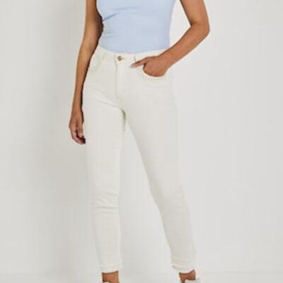 Para Mi - Sanne embroidery white